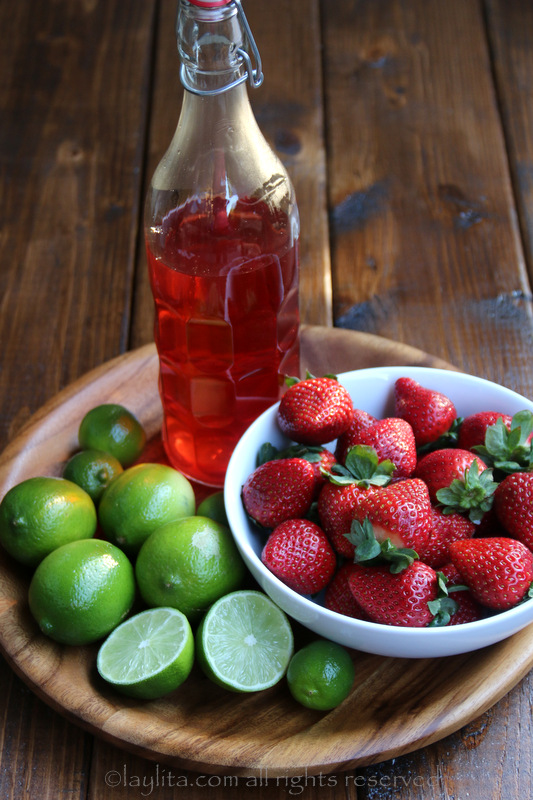 You can also use strawberry infused tequila