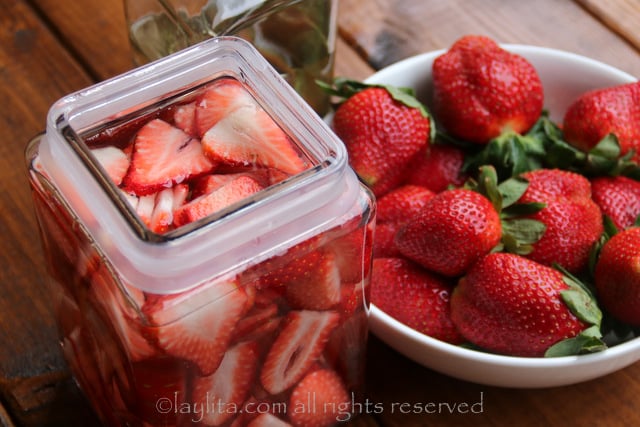 How to make strawberry infused tequila