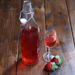 Strawberry infused tequila