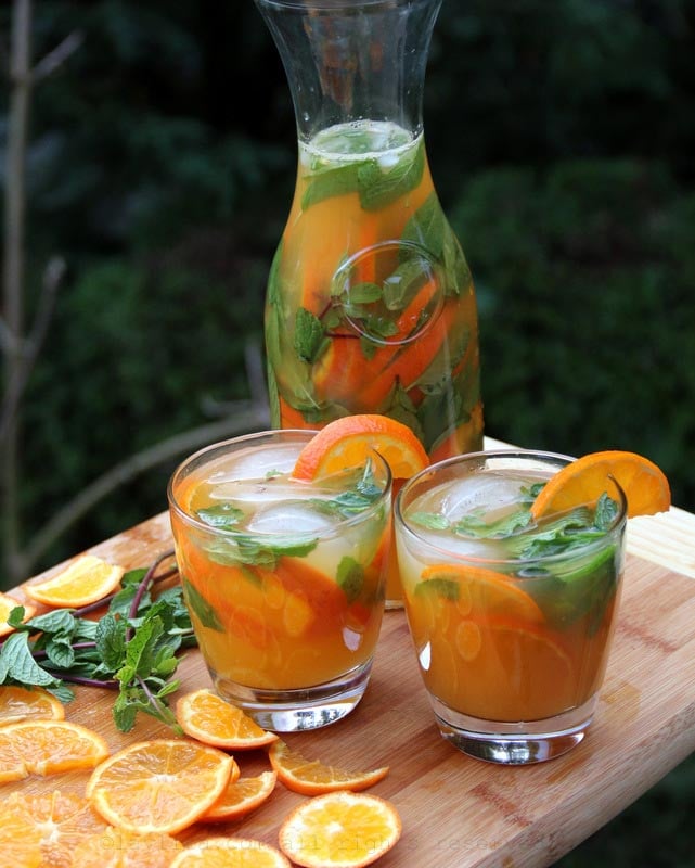Tangerine or mandarin mojito recipe