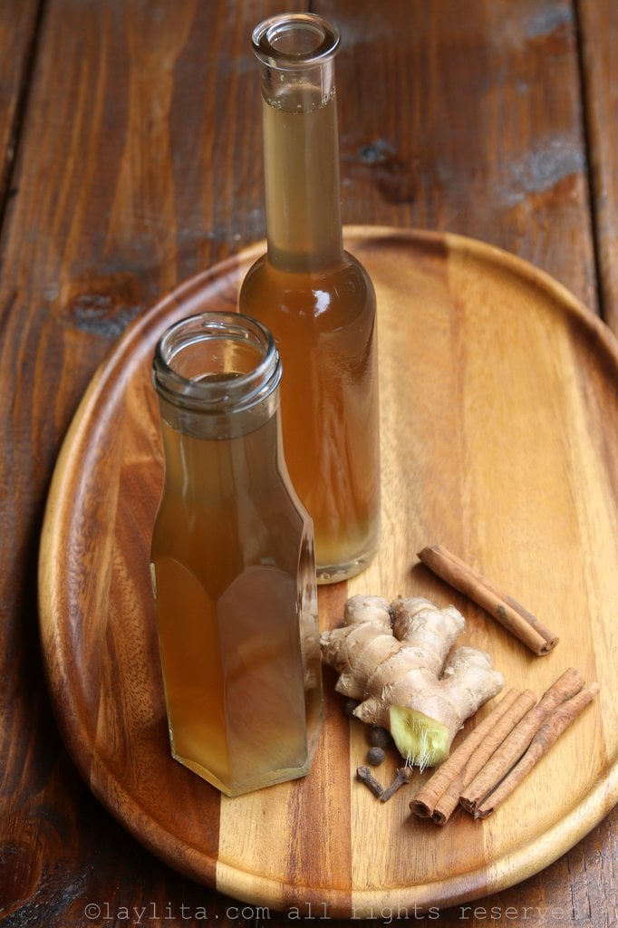 Spiced ginger simple syrup