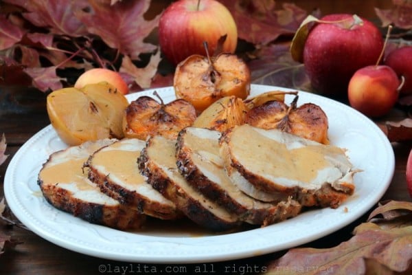 Apple cider roasted pork loin Laylita #39 s Recipes