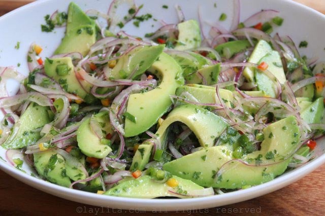Avocado salad recipe