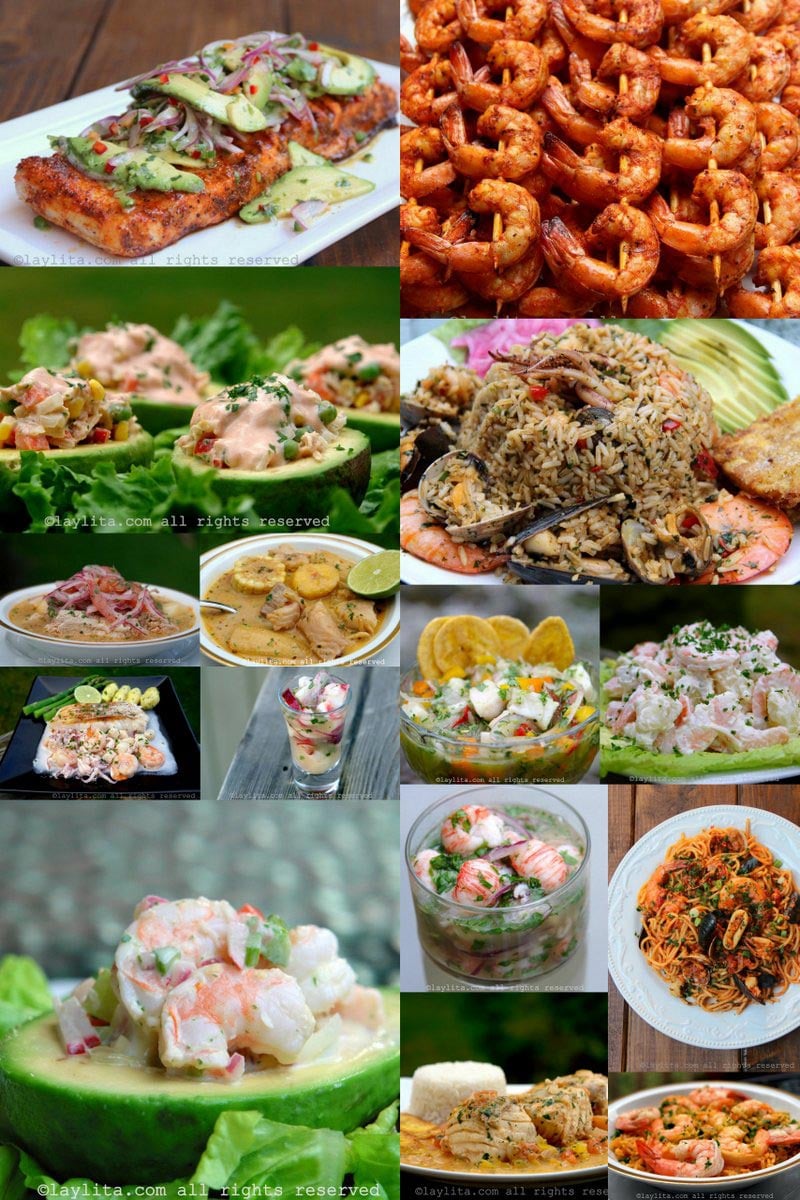 Fish and seafood recipes