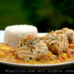 Fish in coconut sauce {Ecuadorian pescado encocado}