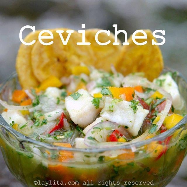Cebiche or ceviche recipes