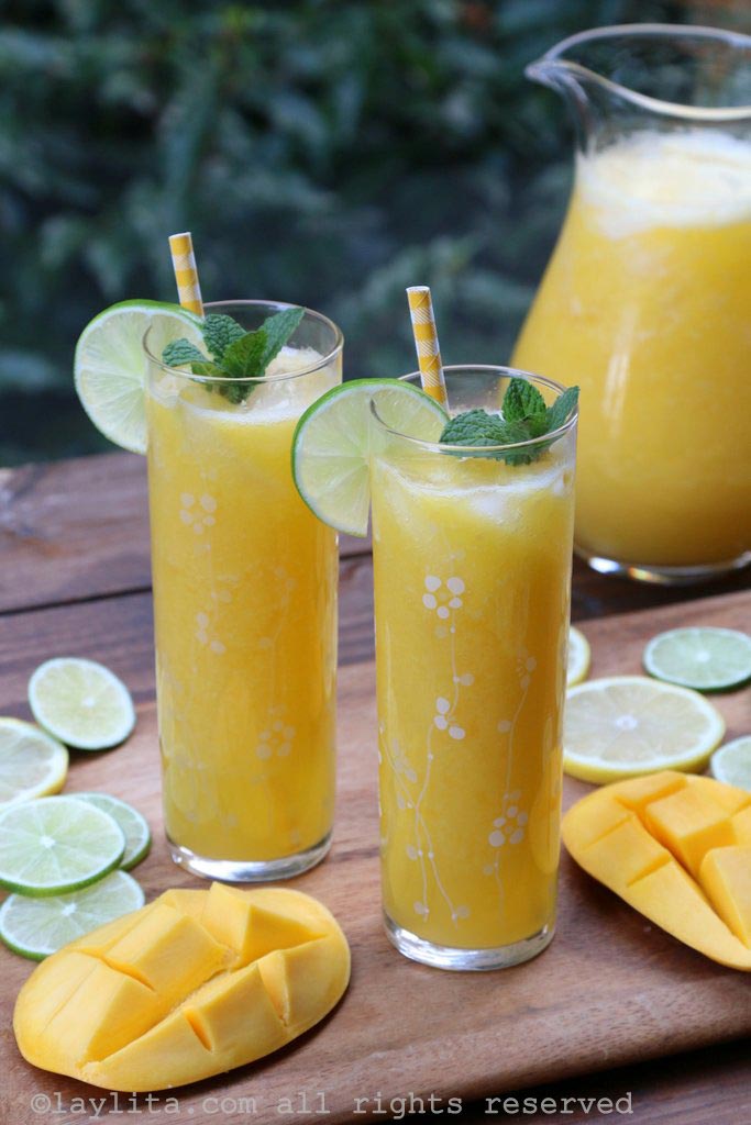 Mango lemonade or limeade