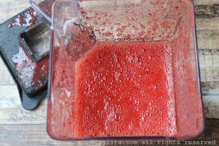 Strawberry mix for popsicles
