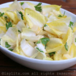 Endive salad with cheese