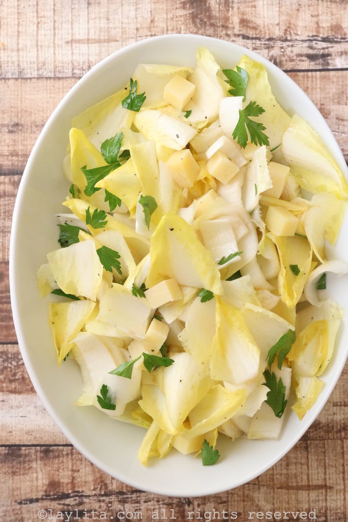 French endive salad with cheese