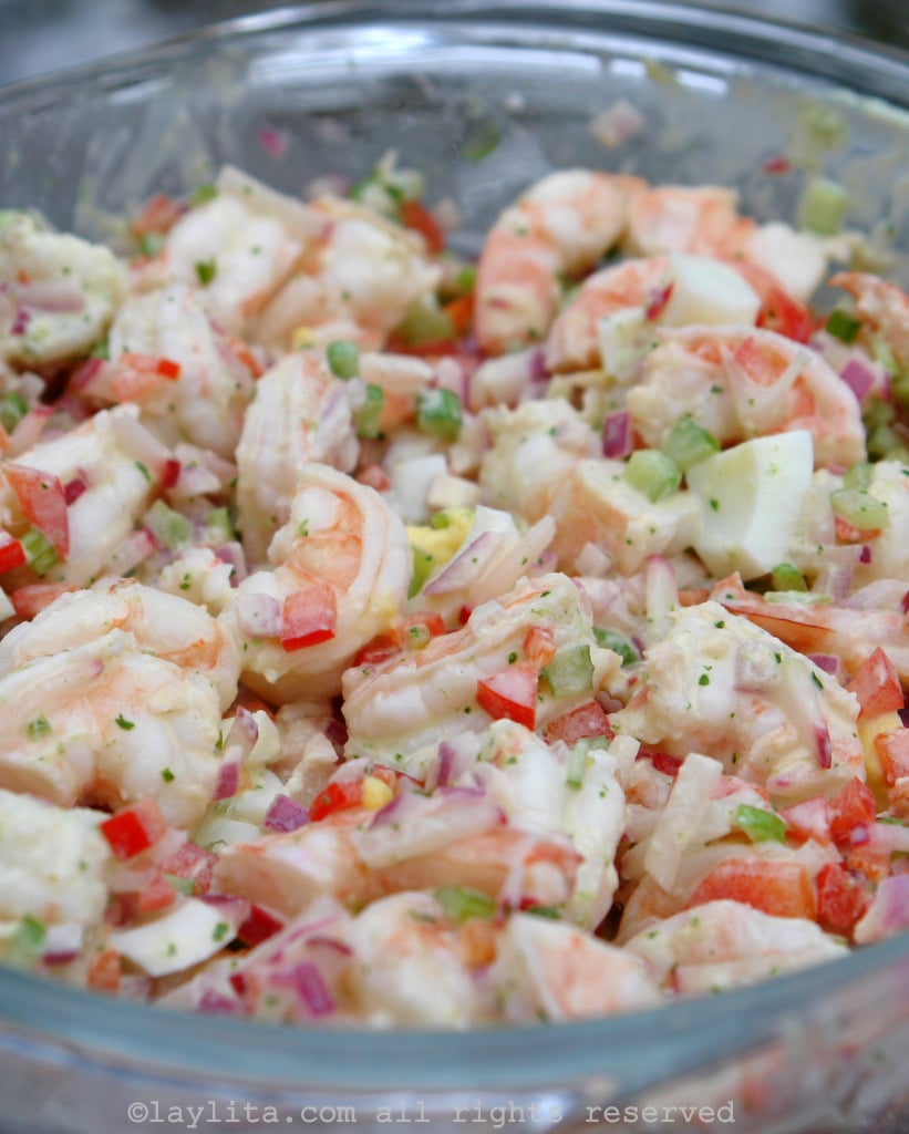 Simple shrimp salad