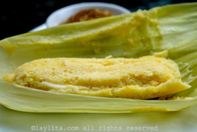 Humitas or fresh corn tamales