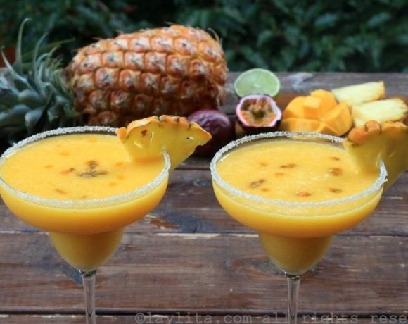 Tropical margaritas