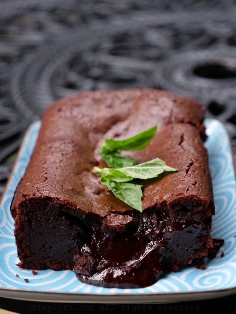 French molten chocolate cake