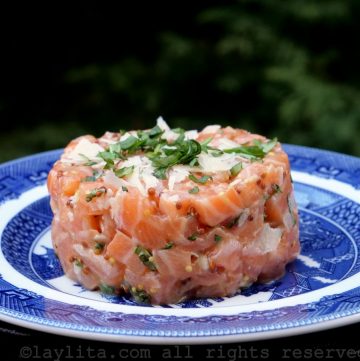 French salmon tartare recipe