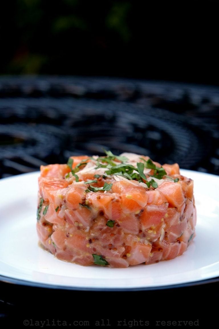 French salmon tartare Laylita's Recipes