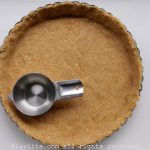 Cookie crumb crust for pie