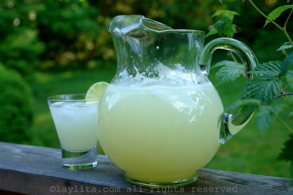 Easy limeade recipe made in the blender