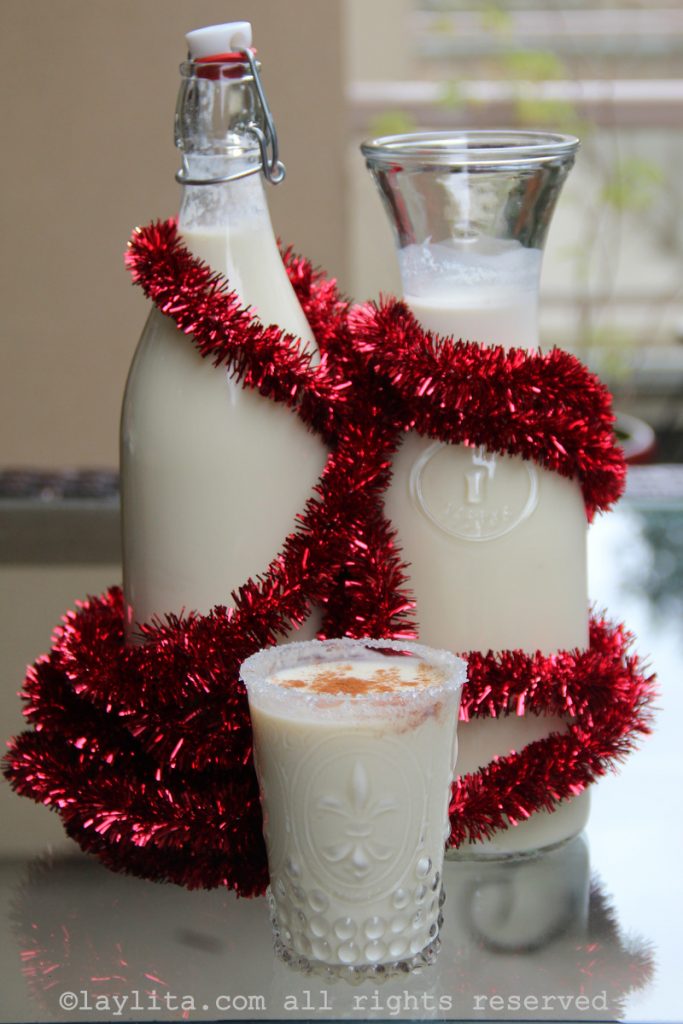 Ecuadorian eggnog or rompope