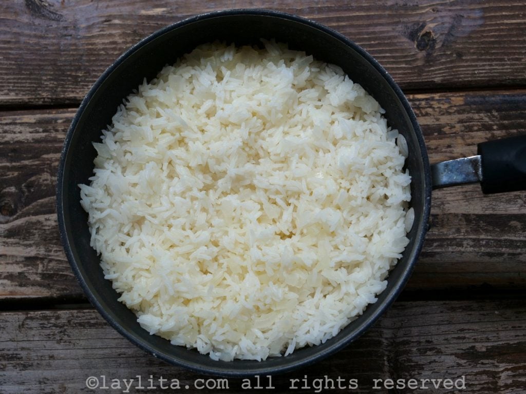 Ecuadorian or Latin style rice recipe