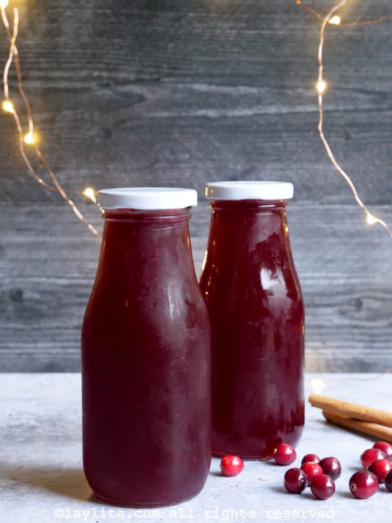 Homemade cranberry simple syrup recipe