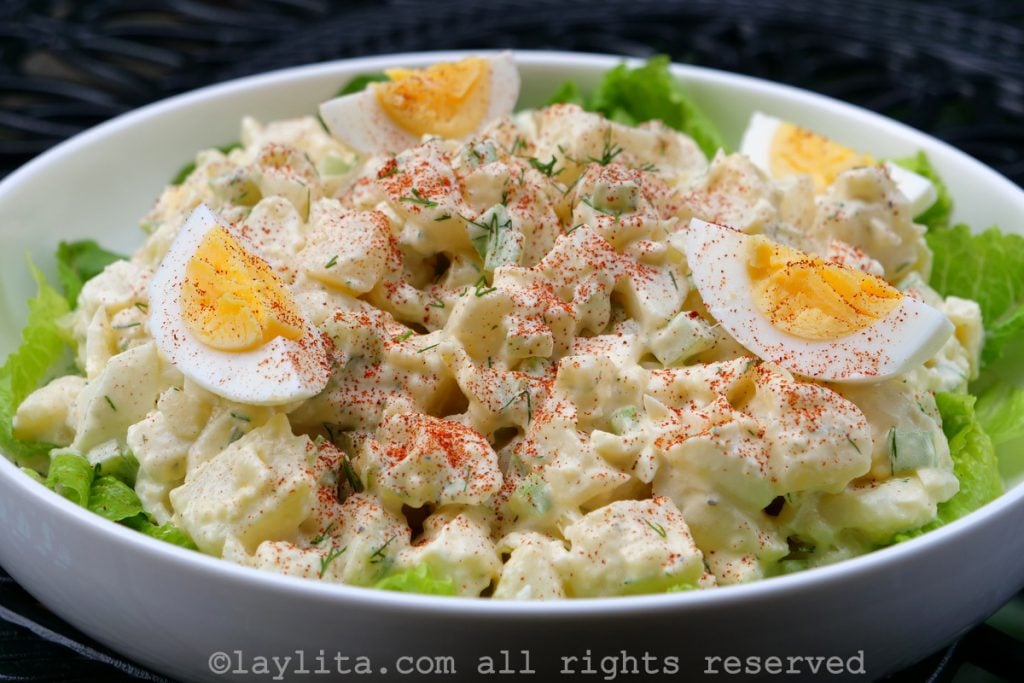 Potato and egg salad recipe