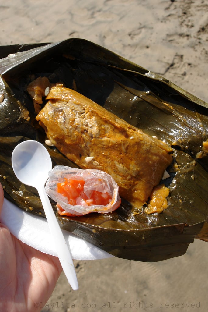 Ecuadorian bollo de pescado