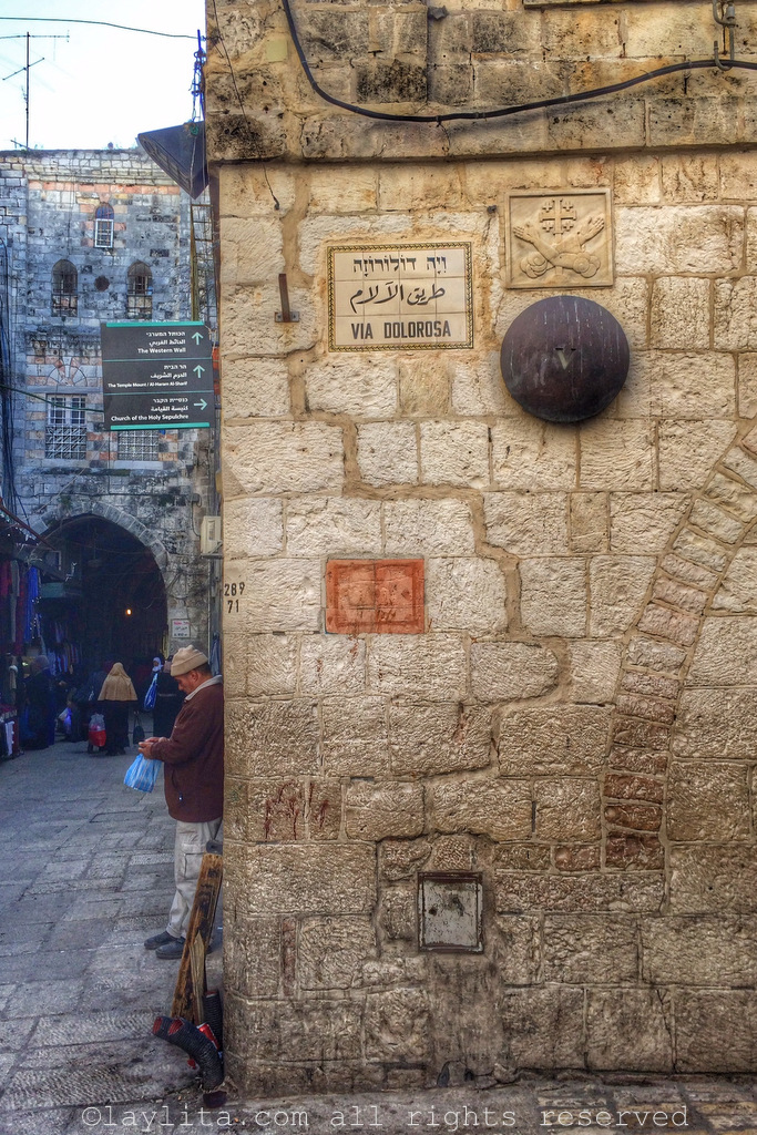 Via Dolorosa in Jerusalem
