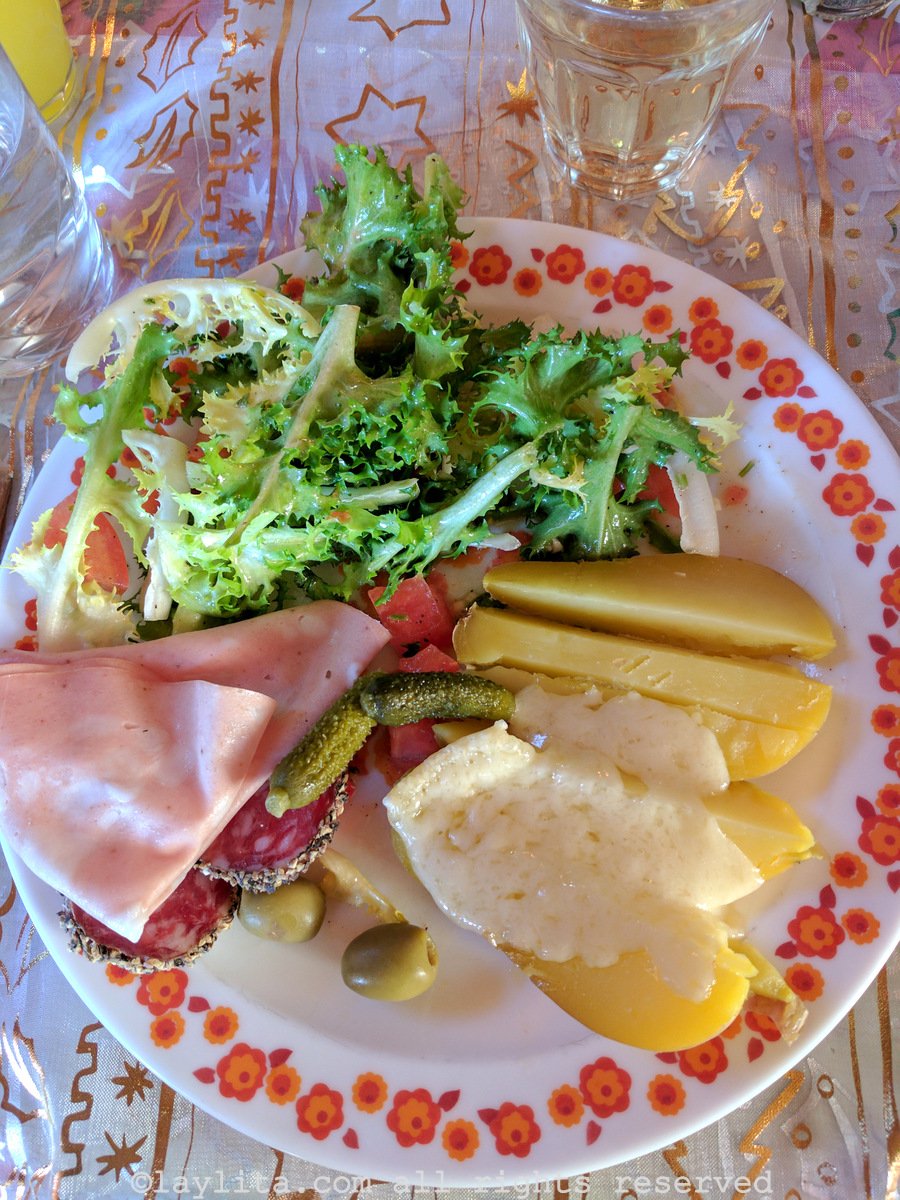Raclette and sides