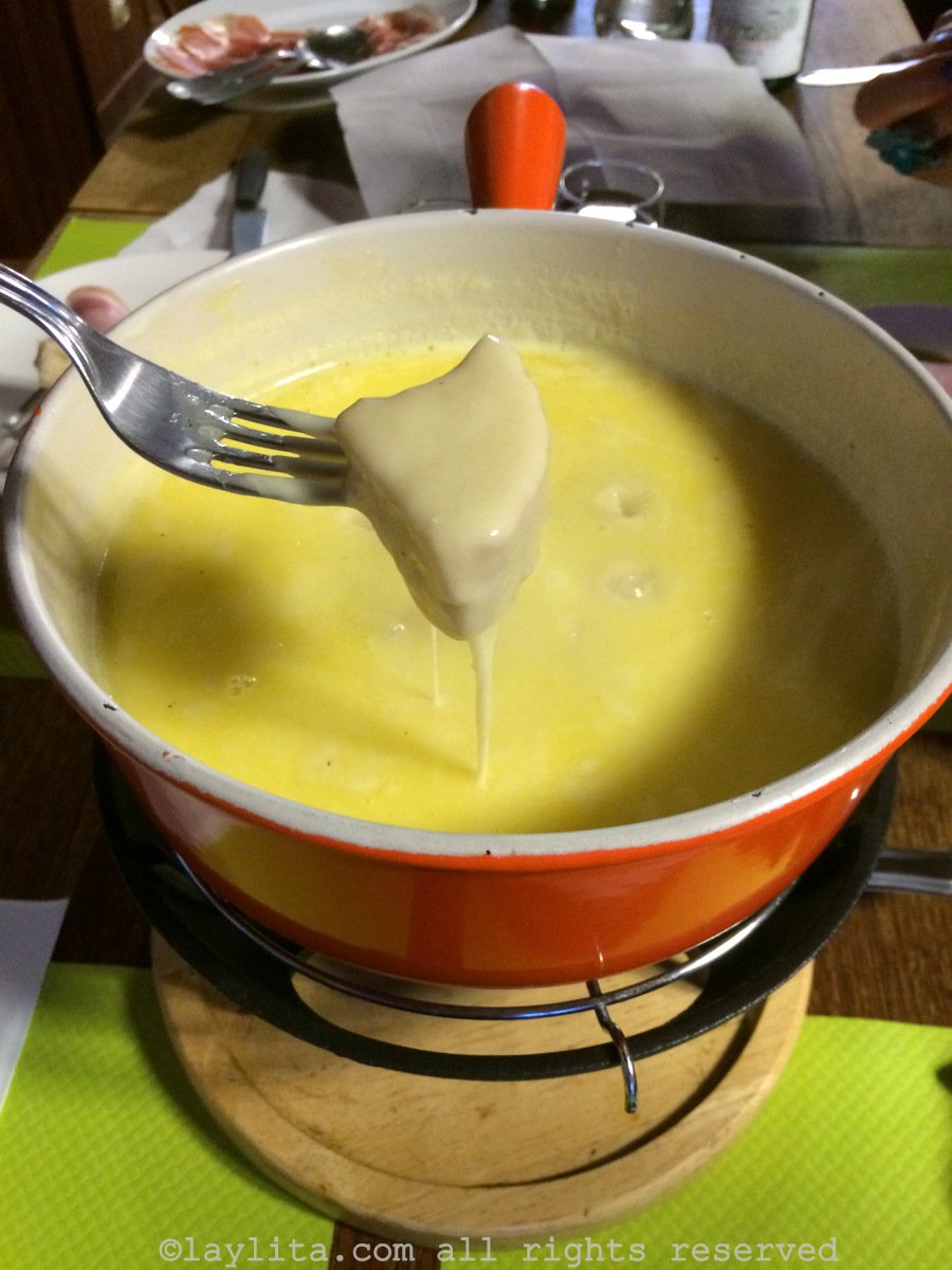 The best fondue in the French Alps