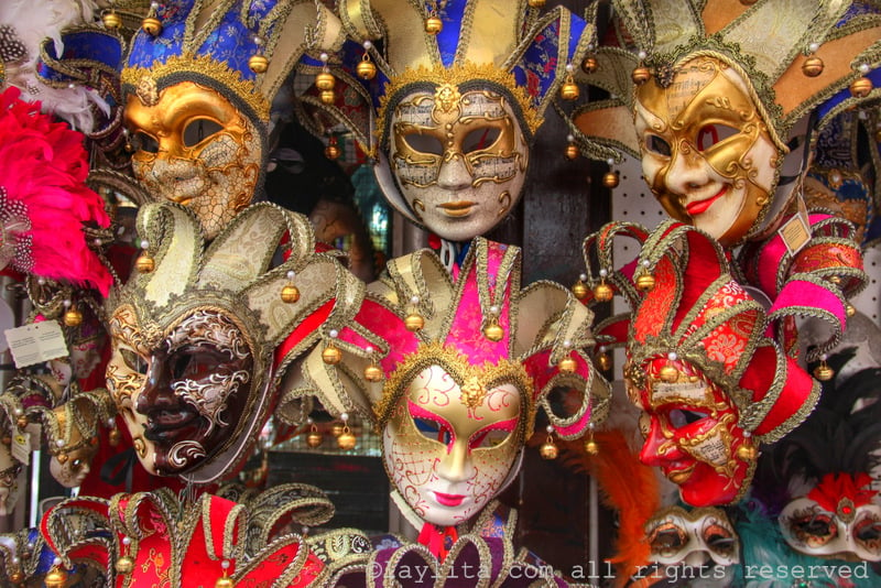 Máscaras Venecianas para el Carnaval de Venecia