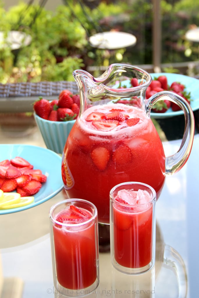 Recette limonade a la fraise